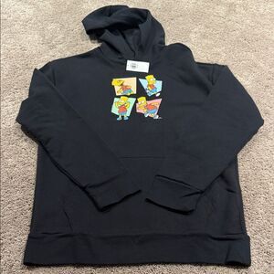 BART Simpson hoodie! Old navy. Super soft. Size 18 XXL boys